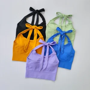 Sexy Neck Hanging Strapless Sports Bra Women's Fashion
