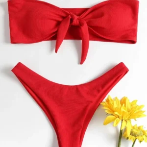 Brazilian Women's Low Waisted Thong Bikini Swimwear