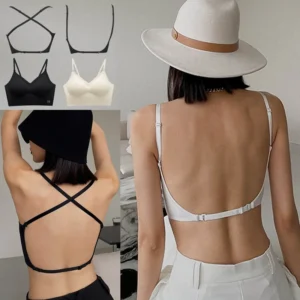Summer Woman Invisible Push Up Bra Backless Women Seamless Lingerie