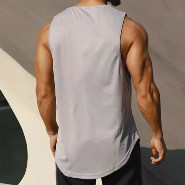 Men's Gym Tank Top Fitness Sleeveless Running Sports T-Shirt - Image 2