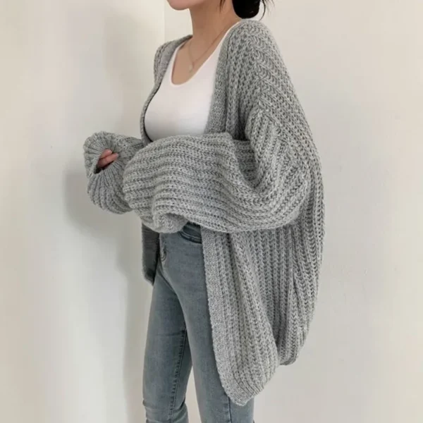 Korean Style Sweater Jacket Autumn And Winter V-neck - Image 6