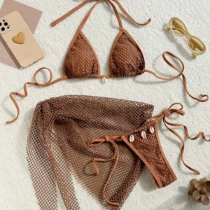 Sexy Bikinis Female Swimsuits Three-Piece Swimwear