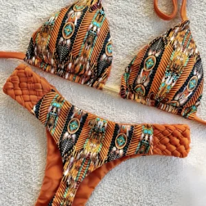 Thong High Cut Bikini Female Swimsuit Women