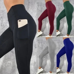 Sportswear Woman Gym Leggings Pocketed Yoga Pants Fitness