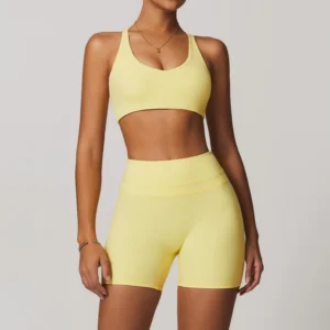 New Woman Gym Sportswear Sports Bra Leggings Two Piece Sets