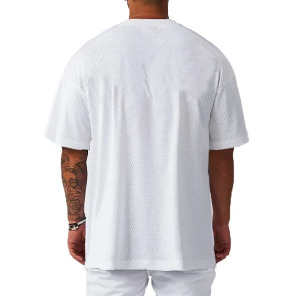 Oversized Loose Men's Casual Sport T-Shirt Gym Bodybuilding Fitness - Image 4