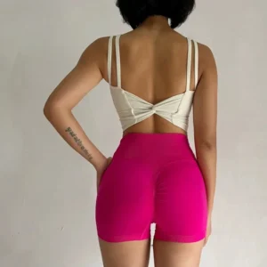 Women's yoga sports bra, beautiful back, fitness training vest