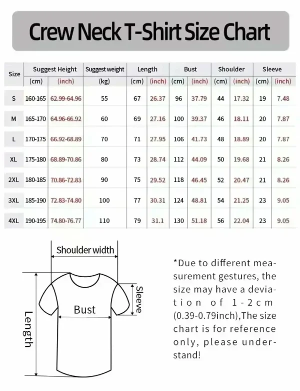 T-shirt Men's Round Neck Pure Cotton Men's Clothing - Image 2