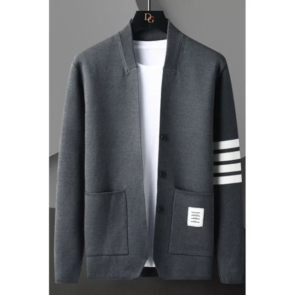 High-end Autumn Cardigan Jacket for Men - Image 6