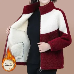 Thickened Fleece Jacket Women's Quality Outerwear Coat