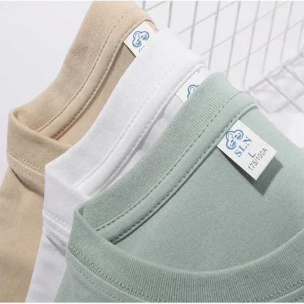 new gym fitness T-shirt loose oversized cotton men's - Image 2