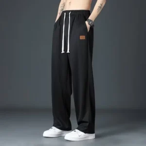 Casual long pants for boys, ice silk quick drying pants