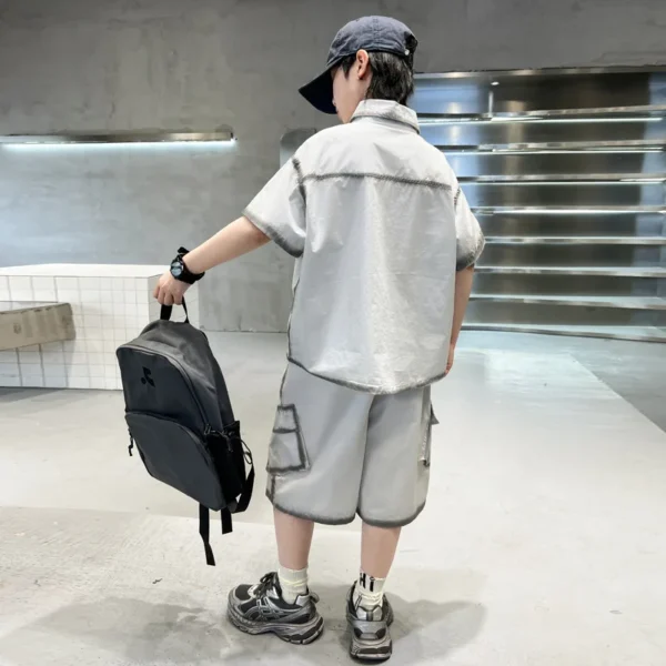 Boy's Summer Dress New Trendy Kids Clothes - Image 2