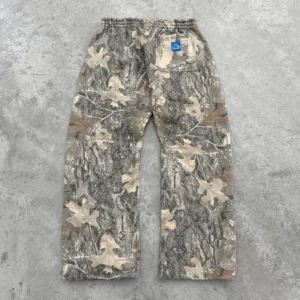 men pants vintage Camouflage Pattern Baggy Casual Sweatpants