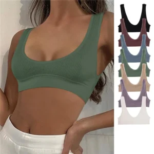 Push Up Brassiere Sports Deep-U Shape Female Comfy Sexy Lingerie