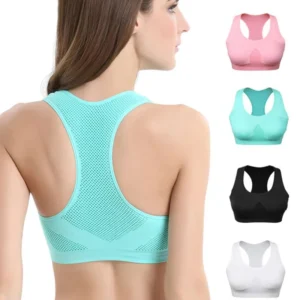 Women Breathable Sports Bra Gym Running Fitness