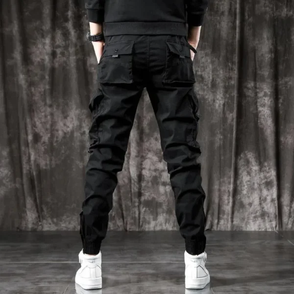 Trendy Men's Spring Autumn Cargo Pants Slim Fit - Image 4