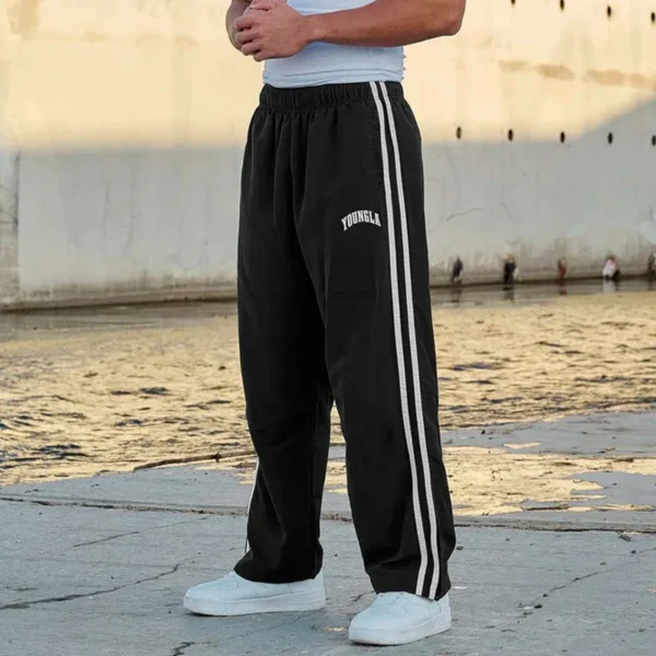American Style Men's Sweatpants Fashion Brand Clothing