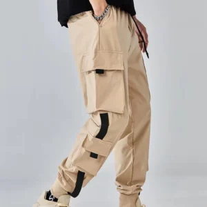 Classic Design Multi Flap Pockets Cargo Pants,Men's