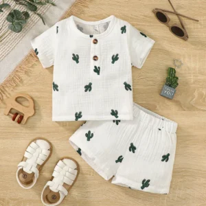 Baby Boy Clothes Set Toddler Boy Short Sleeves