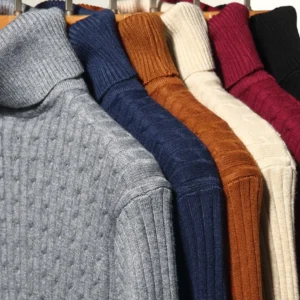 New Men's Turtleneck Sweaters Autumn Knitted