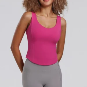 Women's Sleeveless Sports Vest Yoga Top Fitness Shirt Top