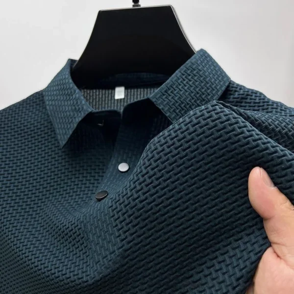 1pcs Summer Men Mesh Ice Silk T-shirt Men's Short-sleeved - Image 2