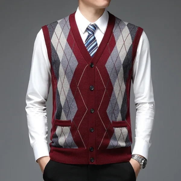 Autumn/Winter 2024 Wool Single Breasted Plaid Fit - Image 2