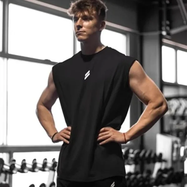 Summer Fitness Sports vest male Fitness Clothing
