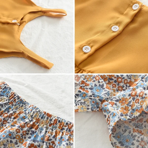 Bear Leader Girls Clothing Sets Summer Solid - Image 6