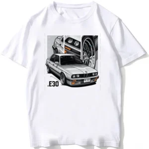 Men Short Sleeve T-Shirt Boy Casual Tops Man White Tees