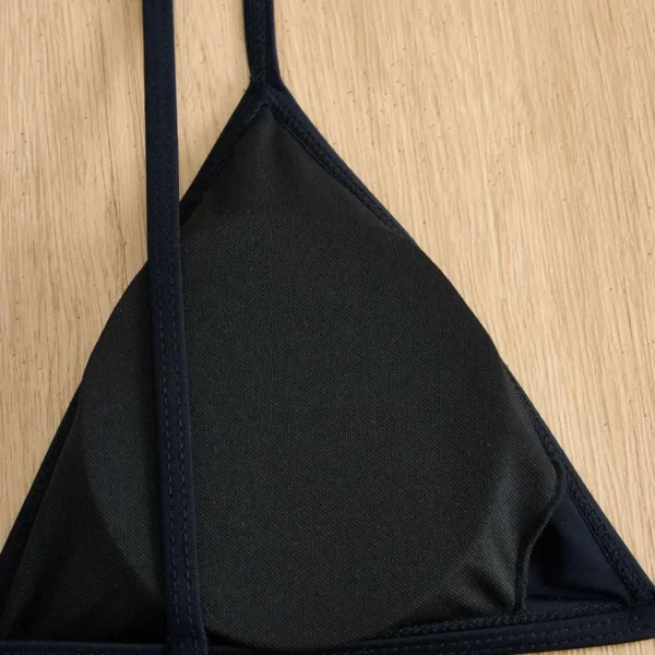 Sexy Ladies Bikini Set Pure Color Separate Diamond - Image 3