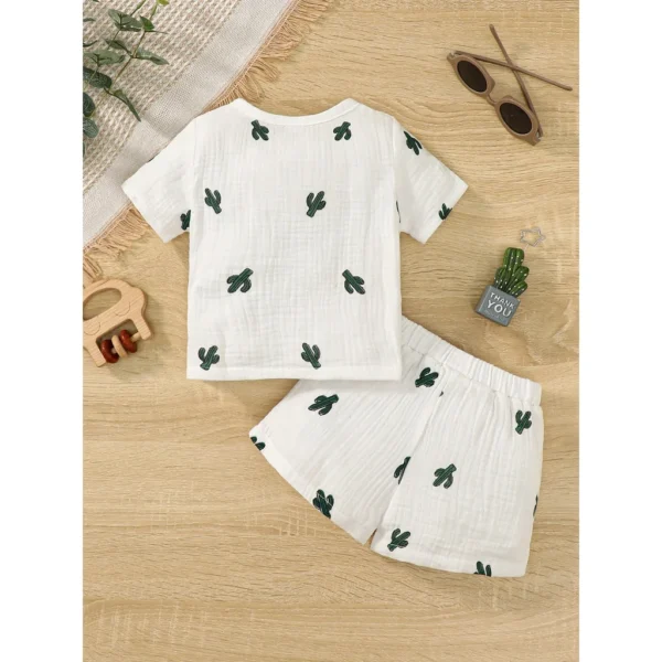 Baby Boy Clothes Set Toddler Boy Short Sleeves - Image 6