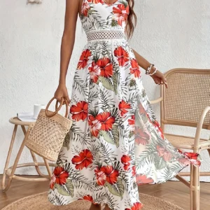 Boho Floral Maxi Dress