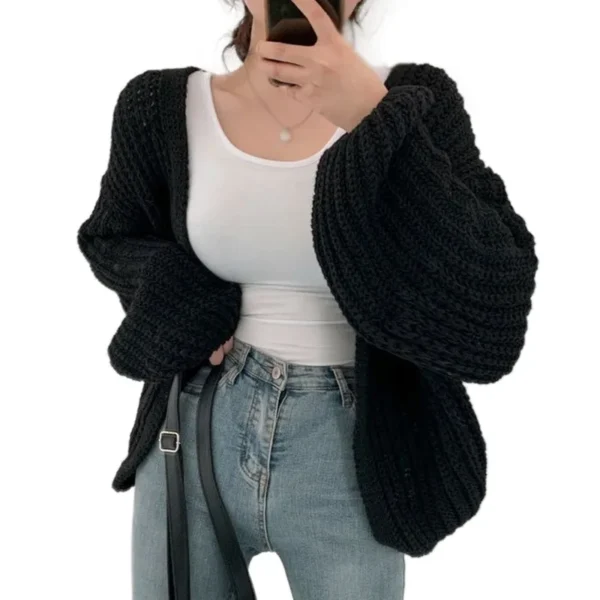 Korean Style Sweater Jacket Autumn And Winter V-neck - Image 3