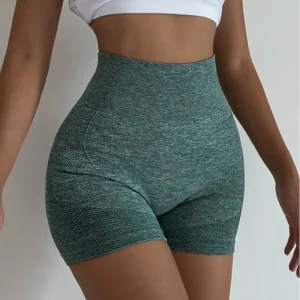 Women Yoga Shorts High Waist Butt Lifting Workout Fitness