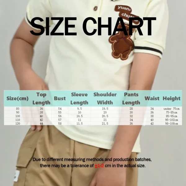 Baby Boys Clothing Sets Kids Girl T-shirt + Shorts - Image 2