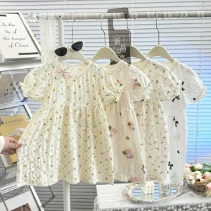 Sweet and Cute Baby Girl Clothes Summer Flower