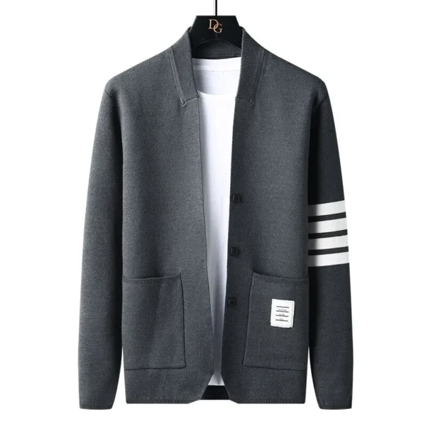 High-end Autumn Cardigan Jacket for Men - Image 5