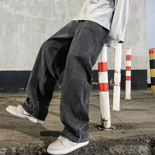 Men Korean Style Fashion Loose Straight