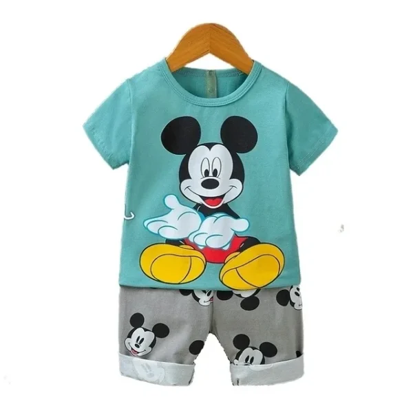 New arrive Mickey mouse Baby Kids Sport Clothing - Image 2