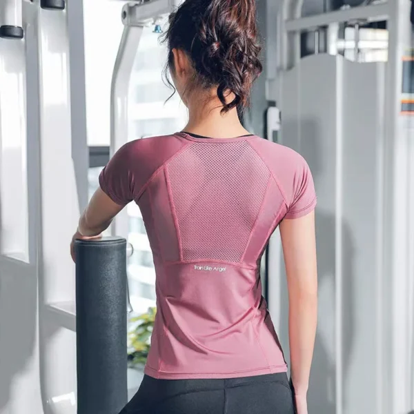 Ladies Sportswear Yoga Wear Women's Sports T-Shirt - Image 2