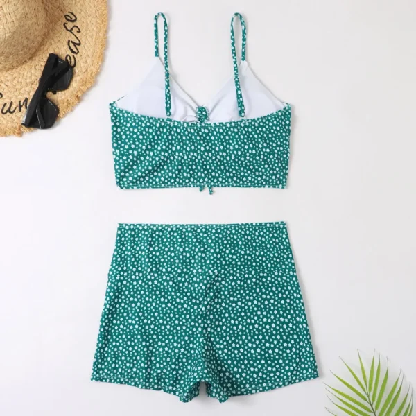 High Waist Bikini Swimsuit Women Bikini Floral Swimsuit - Image 5