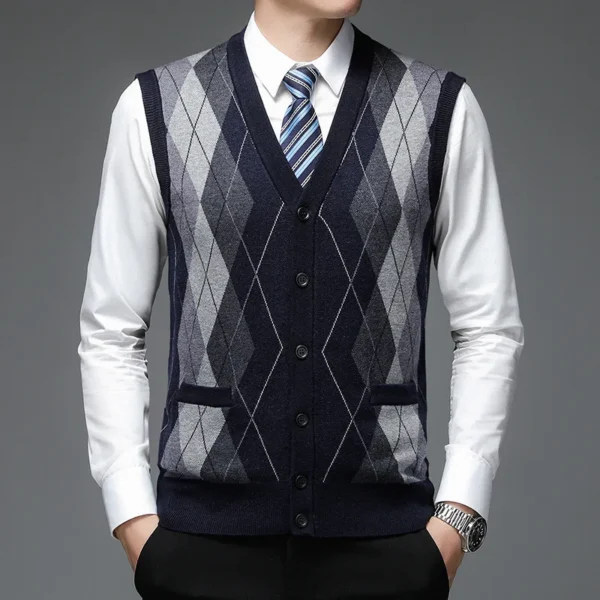 Autumn/Winter 2024 Wool Single Breasted Plaid Fit - Image 3