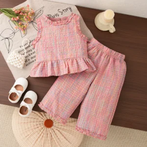 Summer New Baby Girl Two-Piece Set Clothing