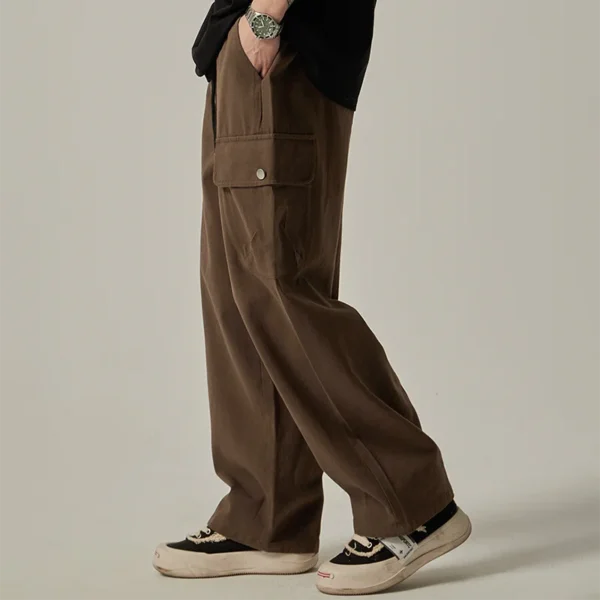 Men's Sweatpants Autumn Vintage Japanese Trousers - Image 3