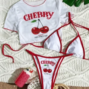 Bikini Female Swimsuit Women Three-pieces Bikini