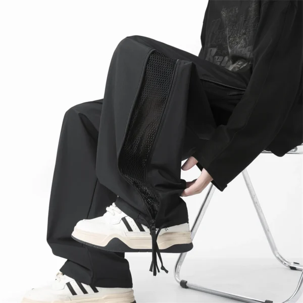 Waterproof Ice Silk Pants Hong Kong Style Cargo Pants - Image 4