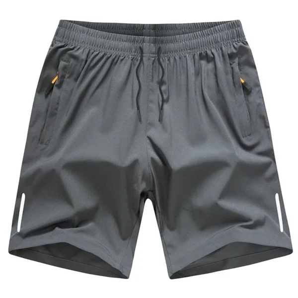 Ice Silk Shorts Men's Summer Beach Pants Casual Loose - Image 3