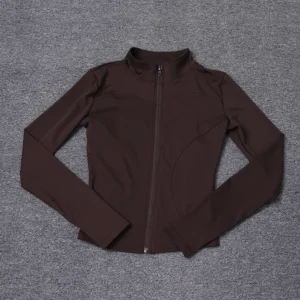 Women Sport Jacket Long Sleeve Shirt Workout Coat